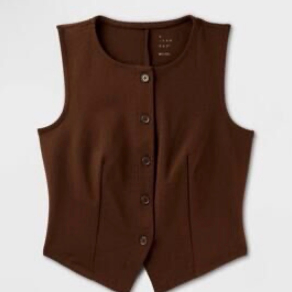 NWT a new day Women’s Ponte Vest - Picture 2 of 2